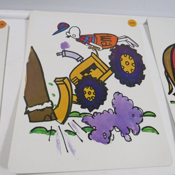 Peabody 60s story (5) cards Elephant Vintage Artwork - Picture 3 of 8